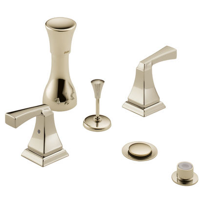 Delta Dryden H251SP Metal Lever Handle Set - 2H Bathroom