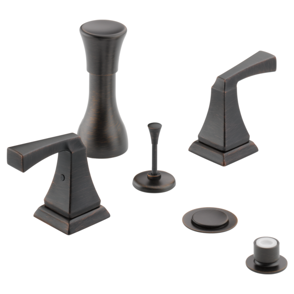 Delta Dryden H251SP Metal Lever Handle Set - 2H Bathroom
