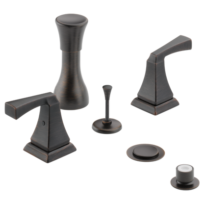 Delta Dryden H251SP Metal Lever Handle Set - 2H Bathroom