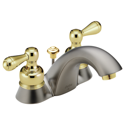 Delta NeoStyleOld H25PB Metal Lever Handle Set - 2H Bathroom