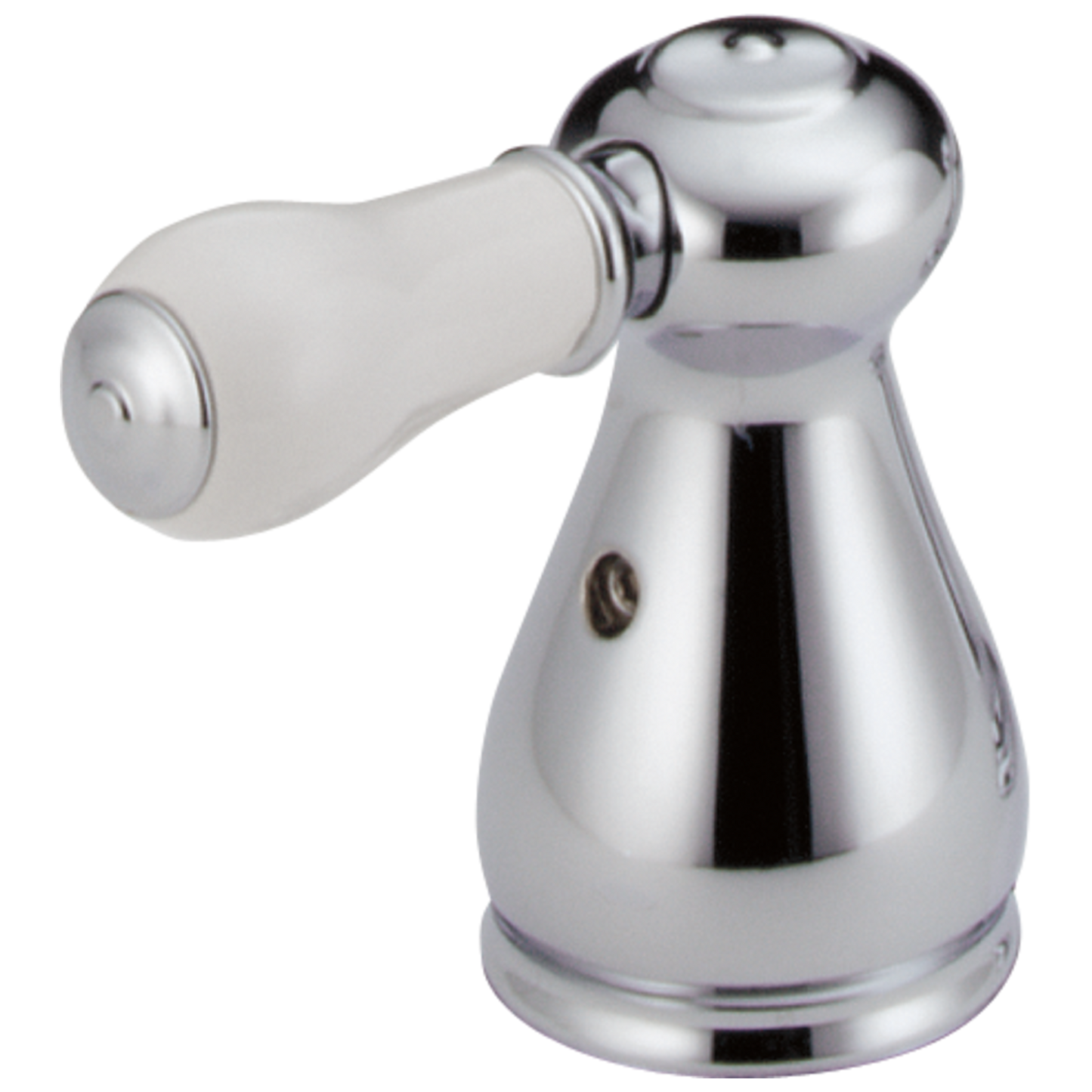 Delta Leland H277SS Porcelain Lever Handle Set - Bathroom