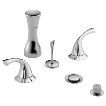 Delta Addison H292SS Metal Lever Handle Set - 2H Bathroom