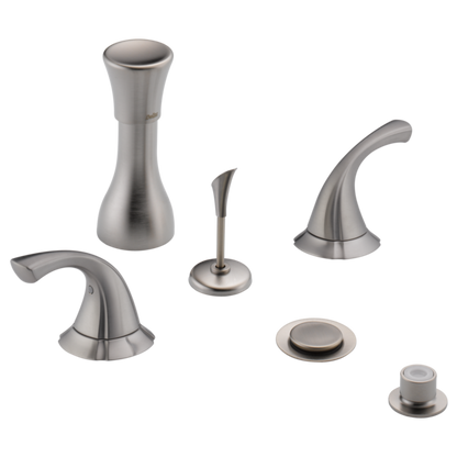 Delta Addison H292SS Metal Lever Handle Set - 2H Bathroom