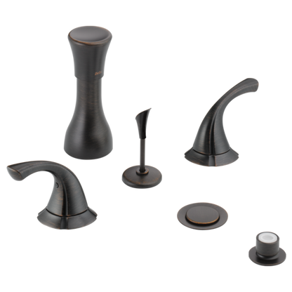 Delta Addison H292SS Metal Lever Handle Set - 2H Bathroom