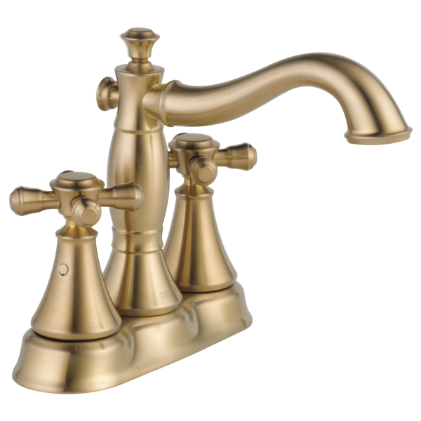 Delta Cassidy H295RB Metal Cross Handle Set - Deck Mount Bathroom & Bidet