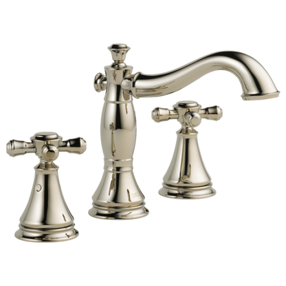 Delta Cassidy H295RB Metal Cross Handle Set - Deck Mount Bathroom & Bidet