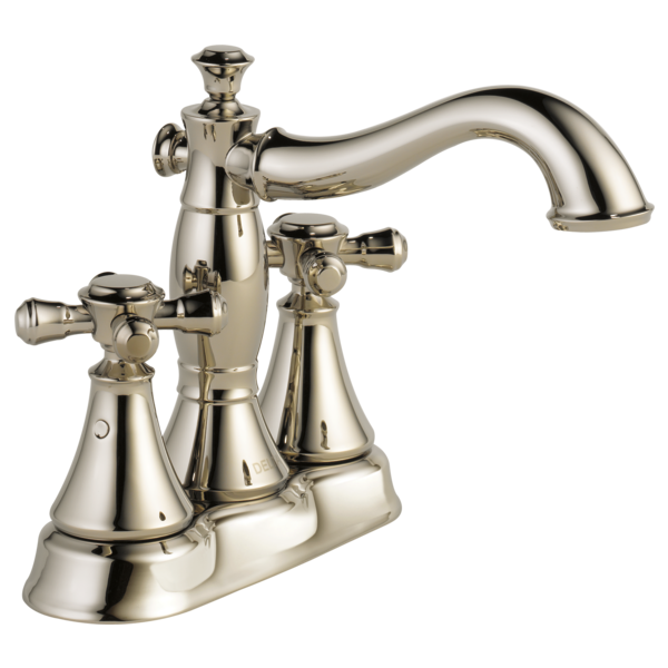 Delta Cassidy H295RB Metal Cross Handle Set - Deck Mount Bathroom & Bidet