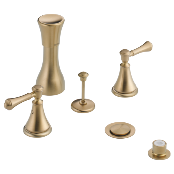 Delta Cassidy H297RB Metal Lever Handle Set - Deck Mount Bathroom & Bidet