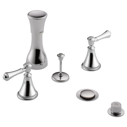 Delta Cassidy H297RB Metal Lever Handle Set - Deck Mount Bathroom & Bidet