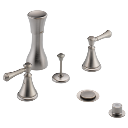 Delta Cassidy H297RB Metal Lever Handle Set - Deck Mount Bathroom & Bidet