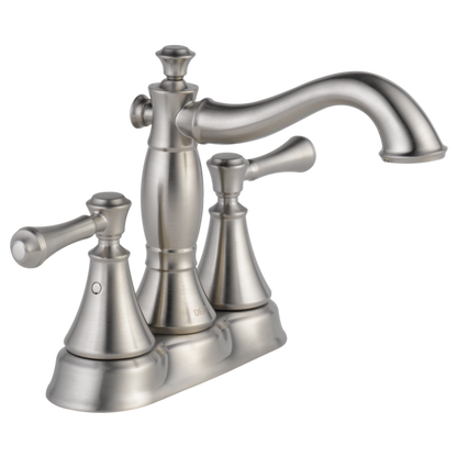 Delta Cassidy H297RB Metal Lever Handle Set - Deck Mount Bathroom & Bidet