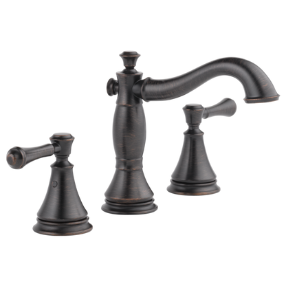 Delta Cassidy H297RB Metal Lever Handle Set - Deck Mount Bathroom & Bidet