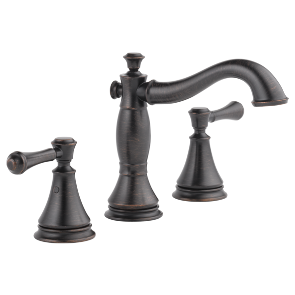 Delta Cassidy H297RB Metal Lever Handle Set - Deck Mount Bathroom & Bidet