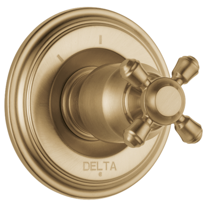 Delta Cassidy H595SS Metal Cross Handle Kit - Transfer Valve