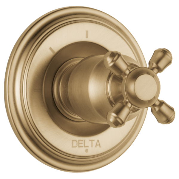 Delta Cassidy H595SS Metal Cross Handle Kit - Transfer Valve