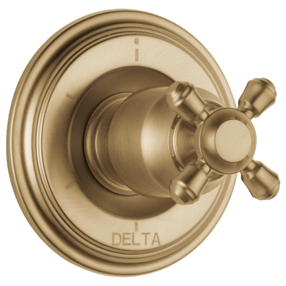 Delta Cassidy H595SS Metal Cross Handle Kit - Transfer Valve