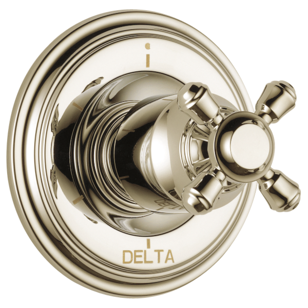 Delta Cassidy H595SS Metal Cross Handle Kit - Transfer Valve
