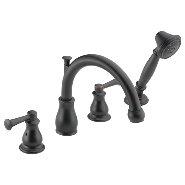 Delta Orleans H669RB Metal Lever Handle Set - Roman Tub