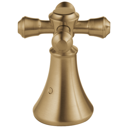 Delta Cassidy H695SS Metal Cross Handle Set - Roman Tub