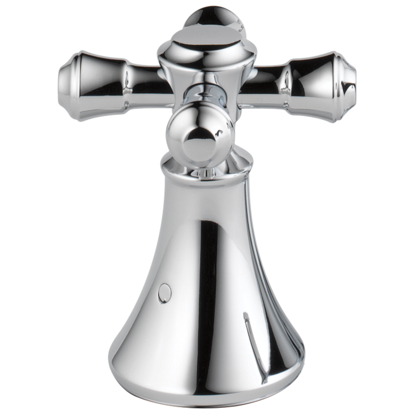 Delta Cassidy H695SS Metal Cross Handle Set - Roman Tub