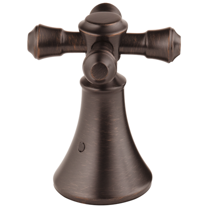 Delta Cassidy H695SS Metal Cross Handle Set - Roman Tub