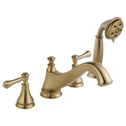 Delta Cassidy H697SS Metal Lever Handle Set - Roman Tub