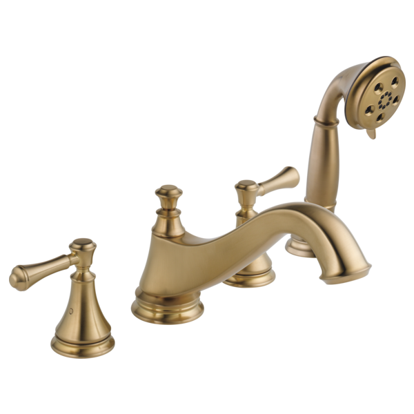 Delta Cassidy H697SS Metal Lever Handle Set - Roman Tub
