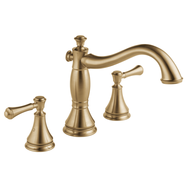 Delta Cassidy H697SS Metal Lever Handle Set - Roman Tub