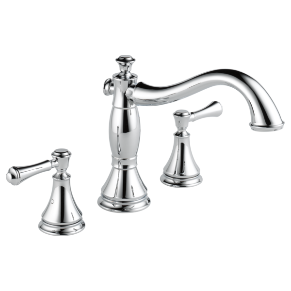 Delta Cassidy H697SS Metal Lever Handle Set - Roman Tub