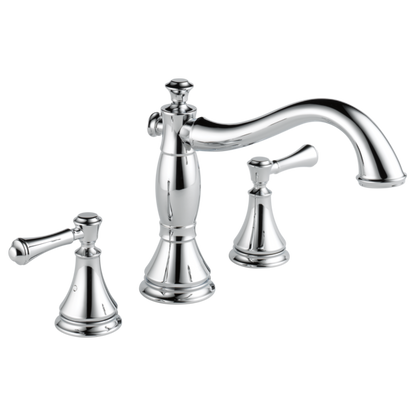 Delta Cassidy H697SS Metal Lever Handle Set - Roman Tub