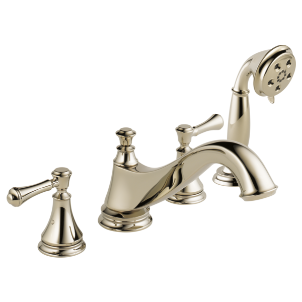 Delta Cassidy H697SS Metal Lever Handle Set - Roman Tub