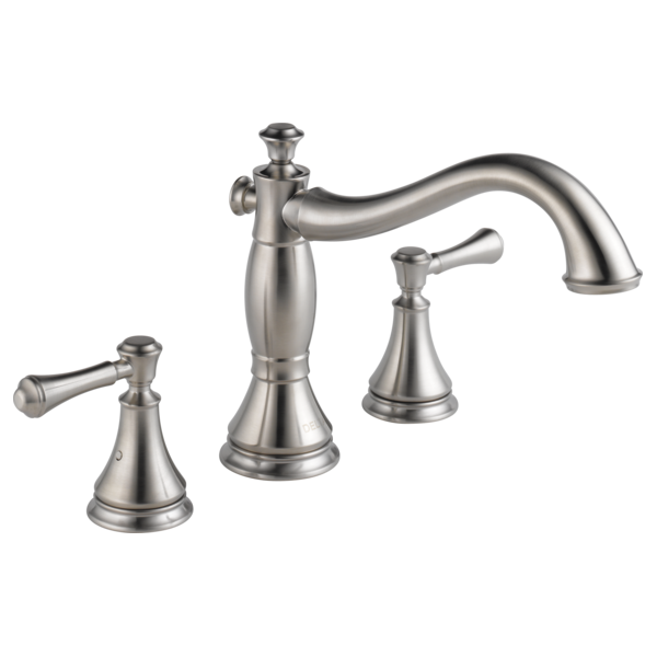 Delta Cassidy H697SS Metal Lever Handle Set - Roman Tub