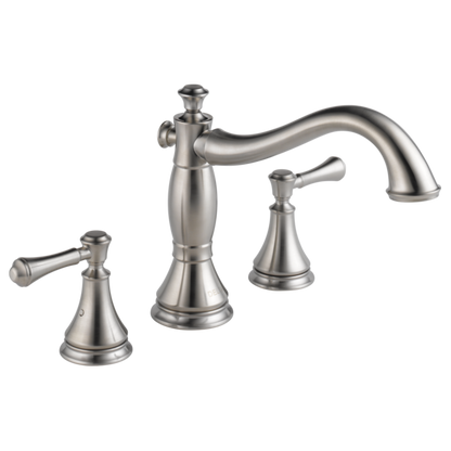 Delta Cassidy H697SS Metal Lever Handle Set - Roman Tub