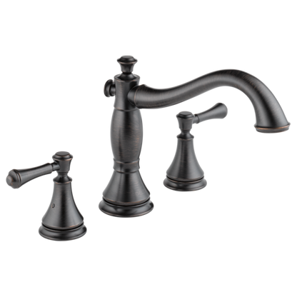 Delta Cassidy H697SS Metal Lever Handle Set - Roman Tub