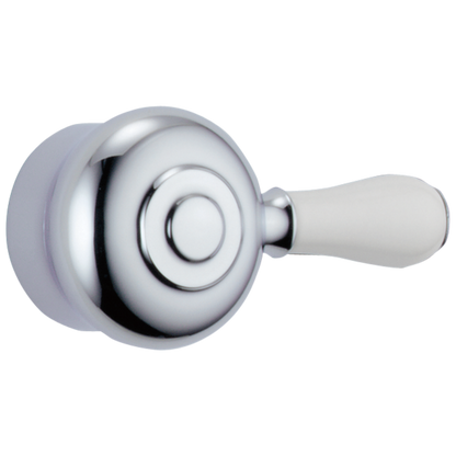 Delta Leland H777SS Porcelain Handle Kit - Tub & Shower