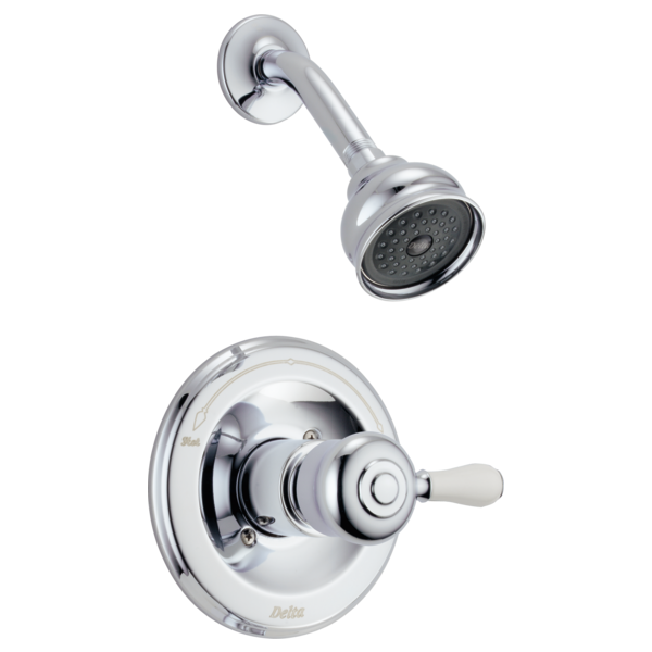 Delta Leland H777SS Porcelain Handle Kit - Tub & Shower