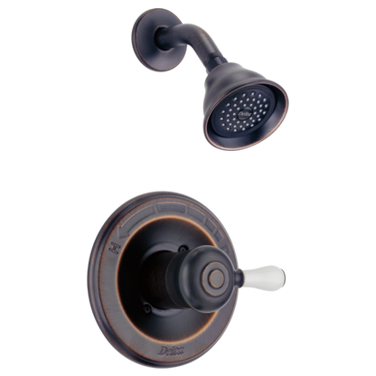 Delta Leland H777SS Porcelain Handle Kit - Tub & Shower