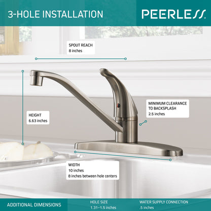 Peerless Core P110LF Single Handle Kitchen Faucet
