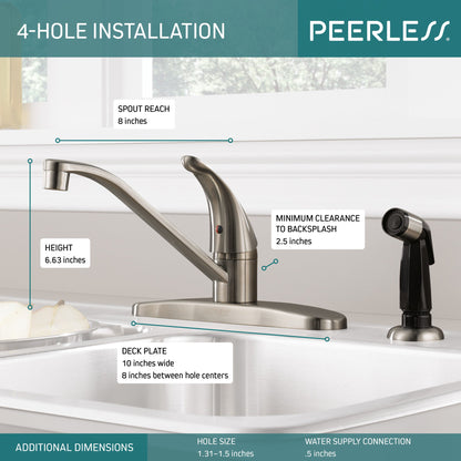 Peerless Core P115LF Single Handle Kitchen Faucet