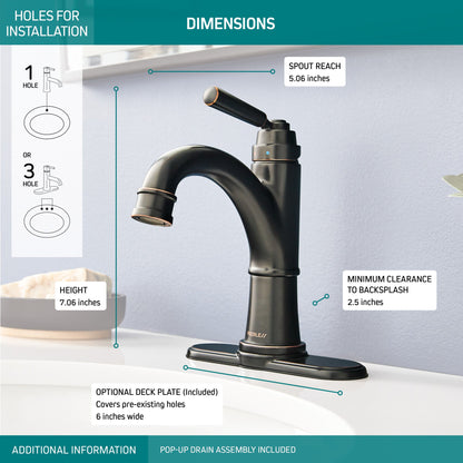 Delta Peerless Westchester:P1523LF Single-Handle Bathroom Faucet