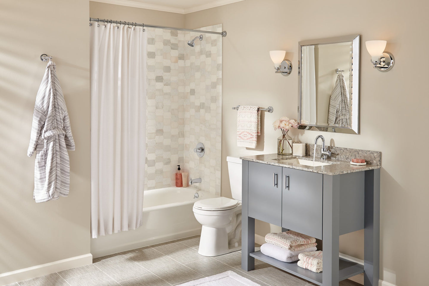 Peerless Precept P191102LF Single Handle Centerset Bathroom Faucet