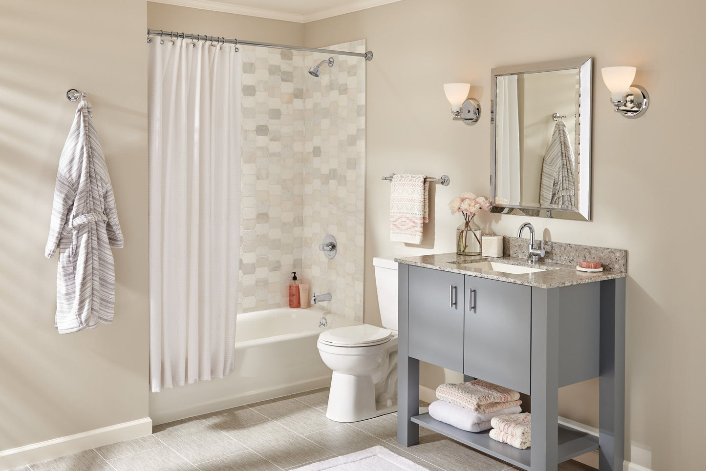 Peerless Precept P191102LF Single Handle Centerset Bathroom Faucet