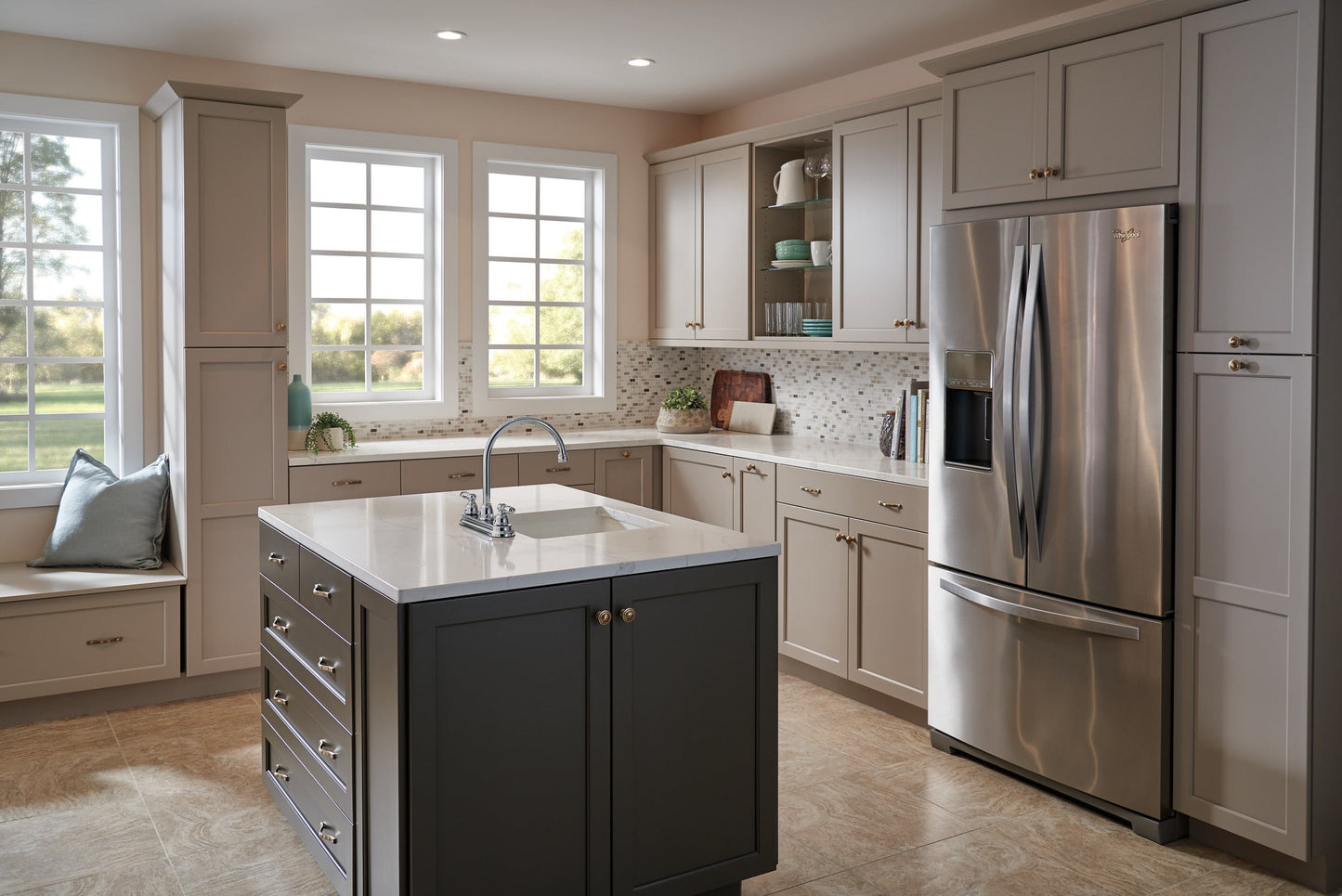 Peerless Claymore P299575LF Two Handle Kitchen Faucet