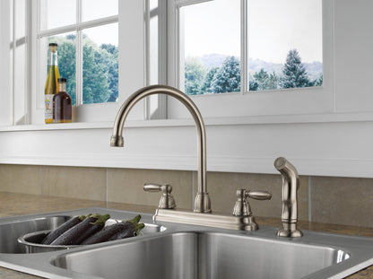 Peerless Claymore P299575LF Two Handle Kitchen Faucet