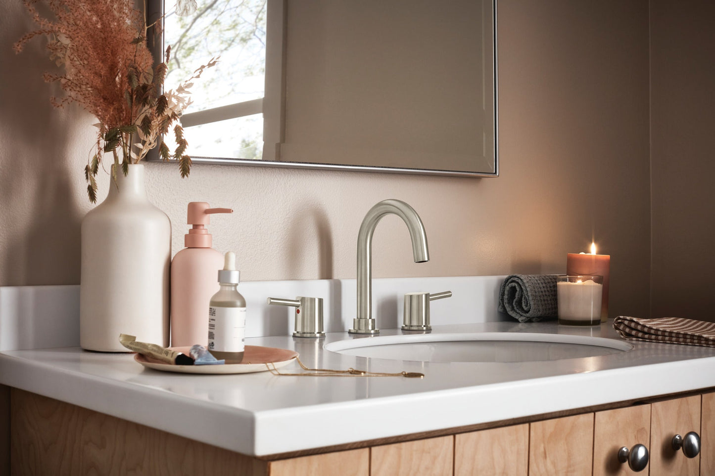 Peerless Precept P3547LF Two Handle Widespread Bath Faucet
