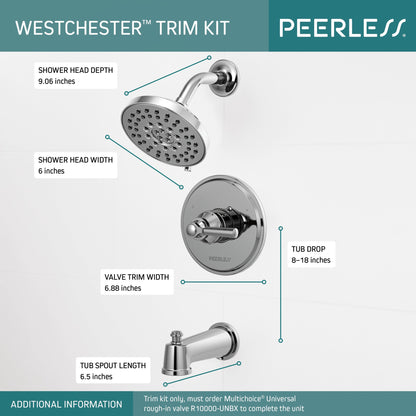 Peerless Westchester PTT14423 Tub/Shower Trim 14S