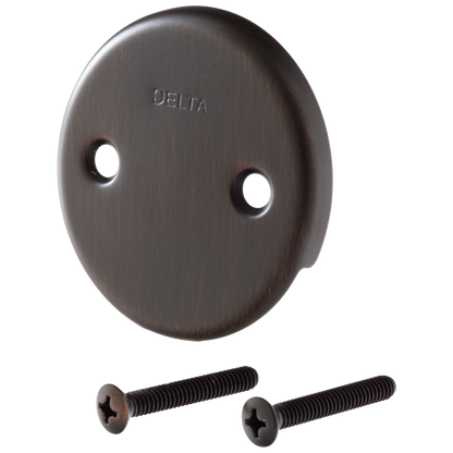 Delta RP31556RB Overflow Plate & Screws - No Trip Lever