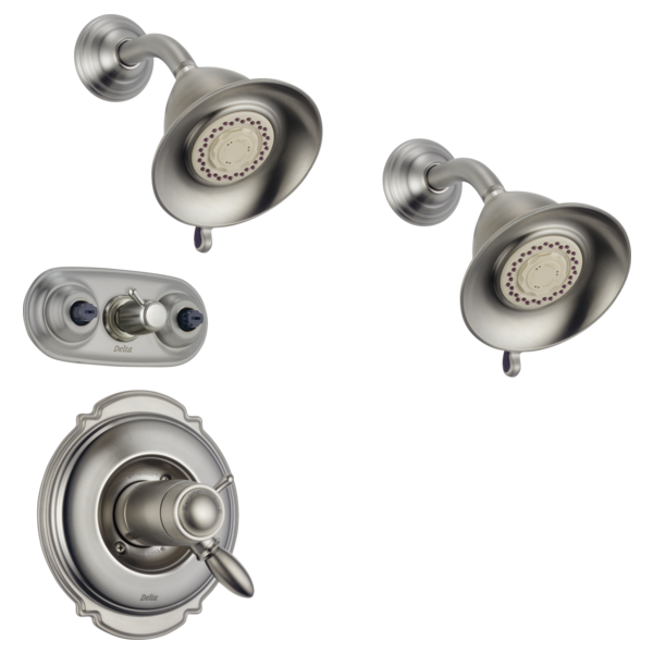 Delta Universal Showering Components RP34355SS Premium 3-Setting Shower Head