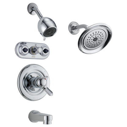 Delta Universal Showering Components RP48686SS Single-Setting Raincan Shower Head