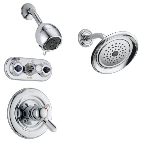 Delta Universal Showering Components RP48686SS Single-Setting Raincan Shower Head